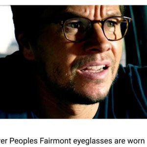OLIVER PEOPLES Fairmont 47mm Optical Frames Mark Wahlberg in movie TRANSFORMERS